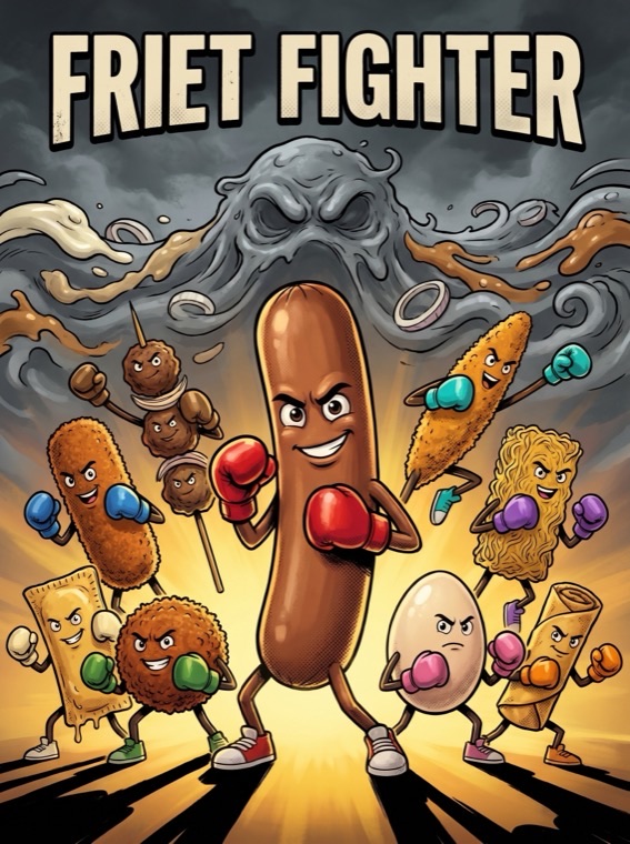 Cover van de Friet Fighter comic