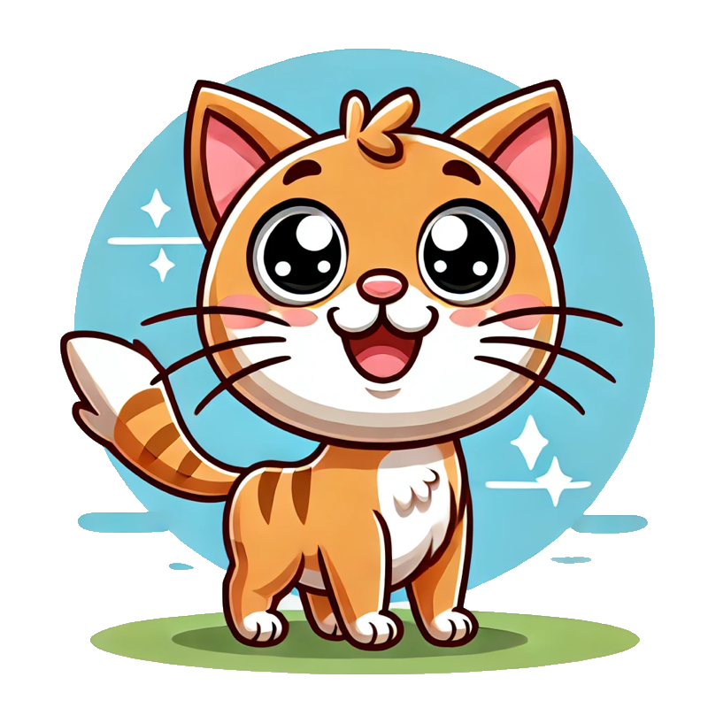 Decoratieve kat