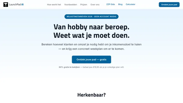 LaunchPad AI — van hobby naar beroep