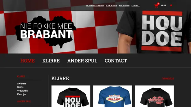Nie Fokke Mee Brabant — de webshop