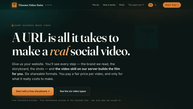 Video Studio — de suite live