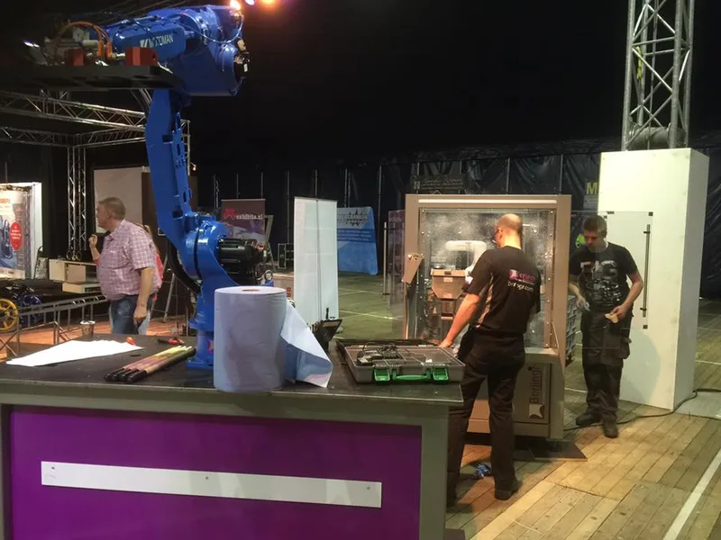 Industri&euml;le robot demonstratie