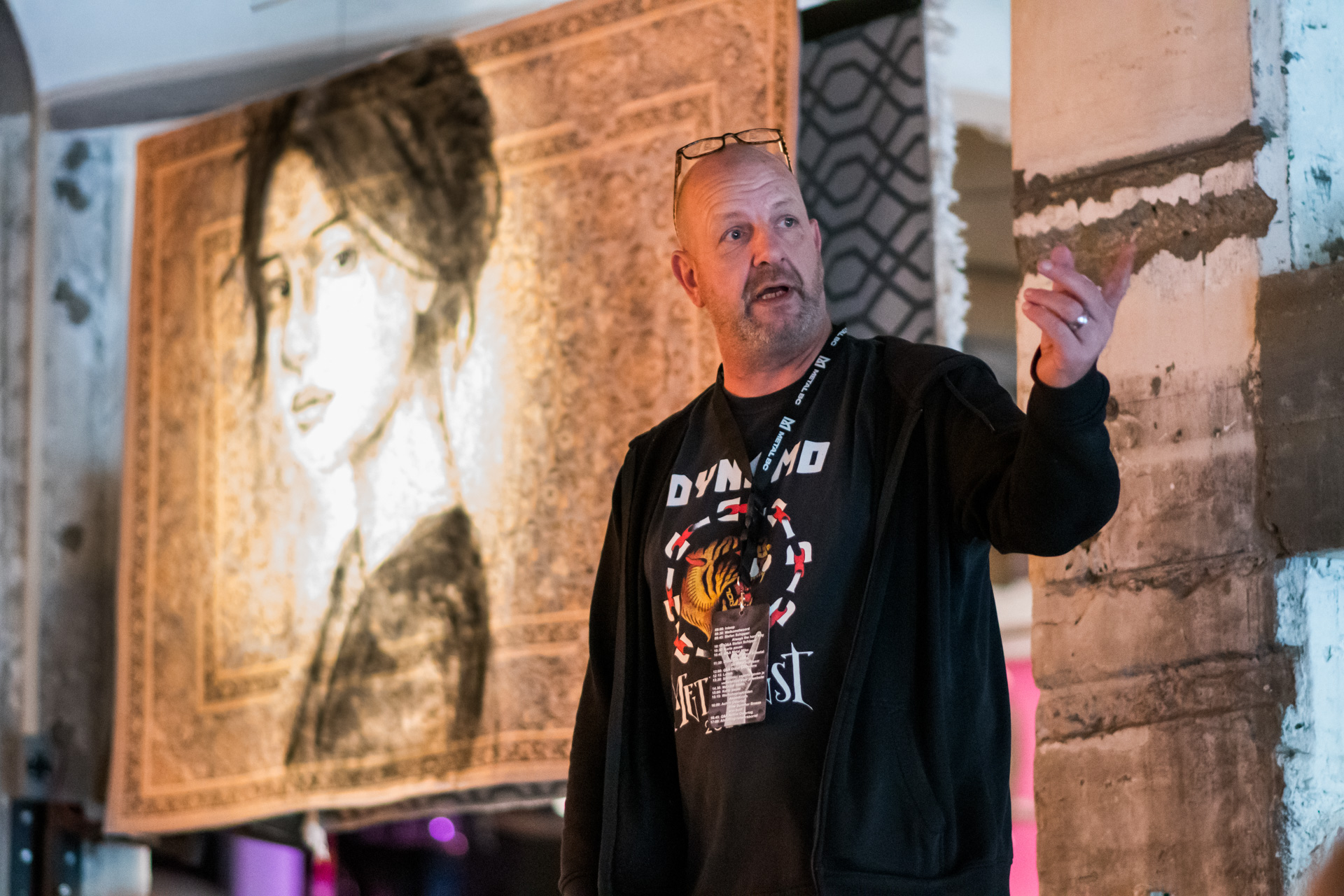 Richard Theuws als spreker op een event