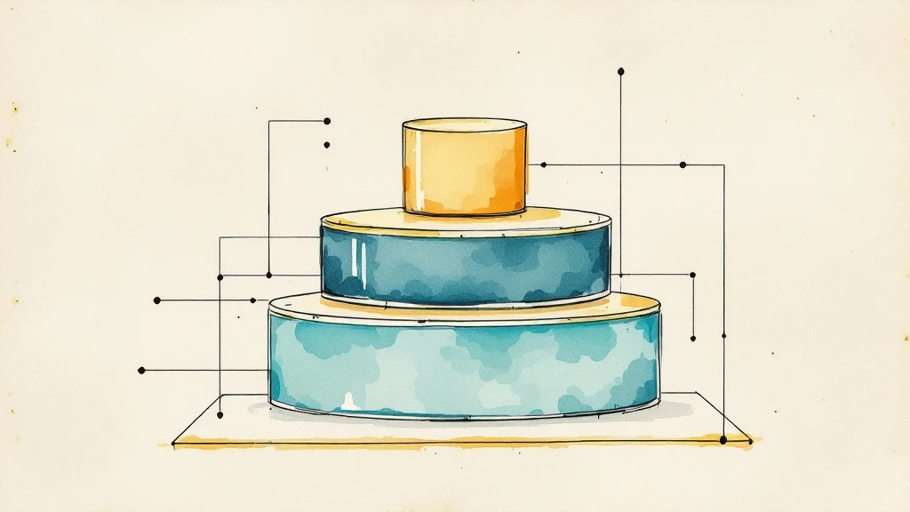 Illustratie van een self-hosted softwarestack als gestapelde lagen: database, beveiliging en containers